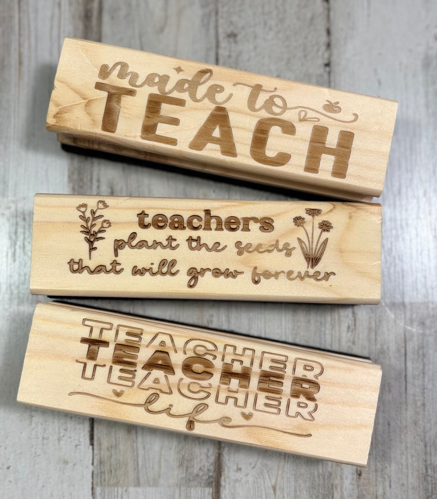 Teacher erasers