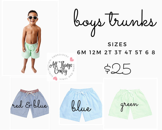 Boys swim trunks