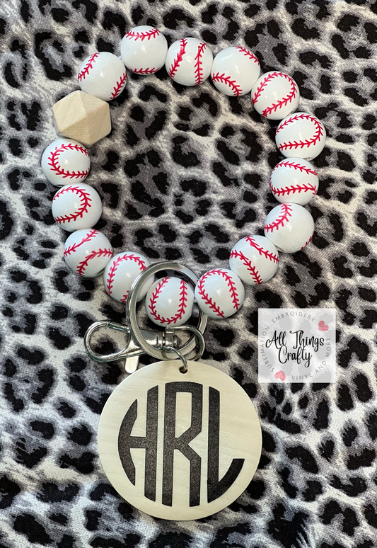 baseball/softball arm key chain