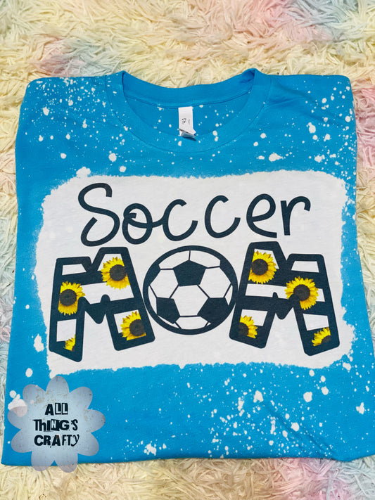 Soccer mom bleached tee